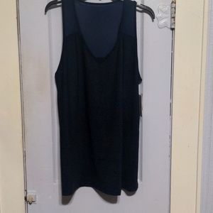 Halston studio navy blue athletic wear XL
